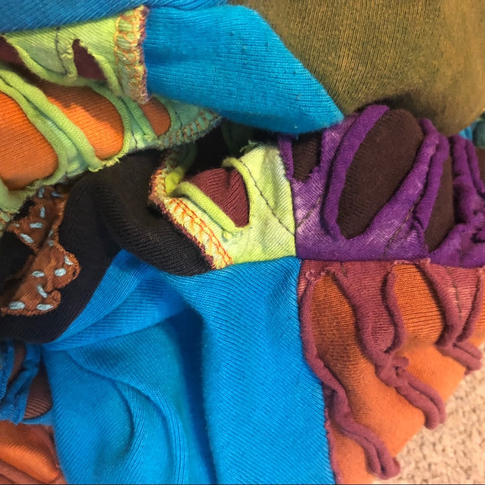 Crazy cottons patchwork zip up hoodie - image 8